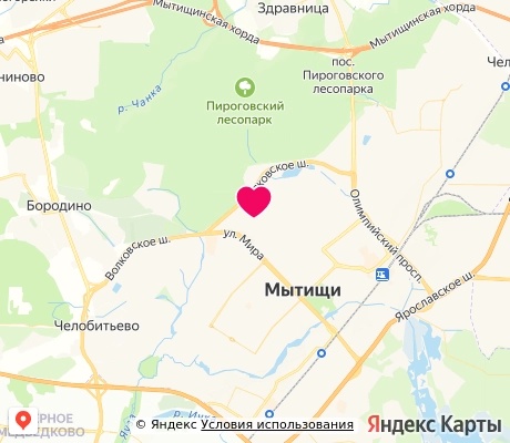 На карте