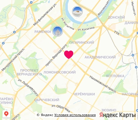 На карте