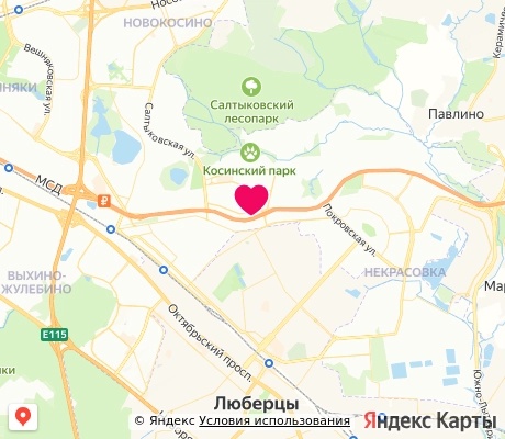 На карте