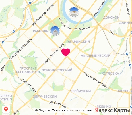 На карте