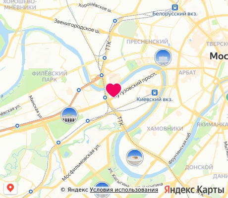 На карте