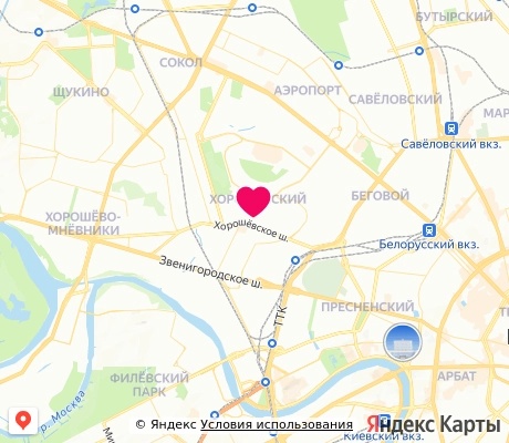 На карте