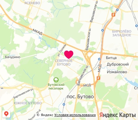 На карте