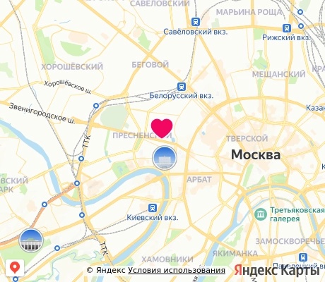 На карте
