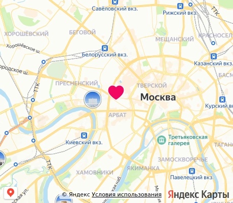 На карте