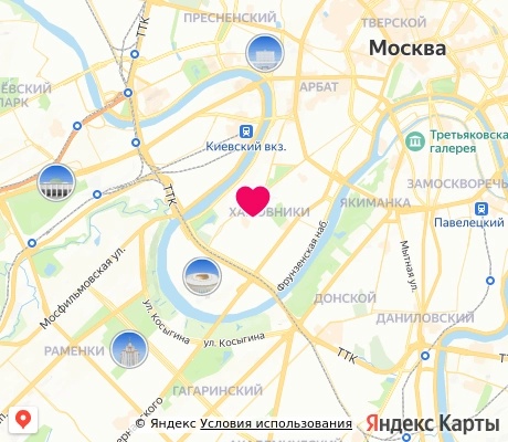 На карте