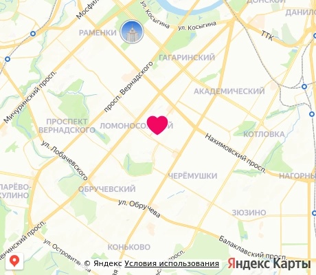 На карте
