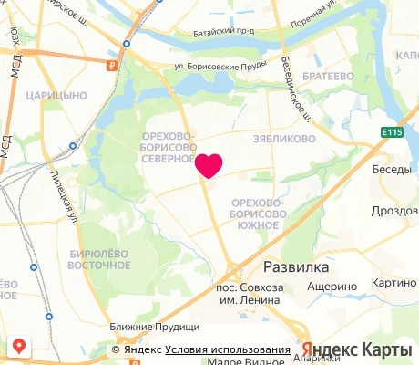 На карте