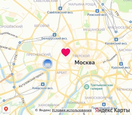 На карте