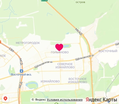 На карте