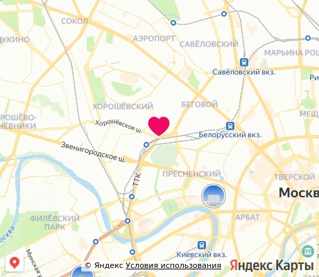 На карте
