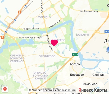 На карте
