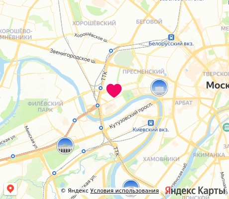 На карте