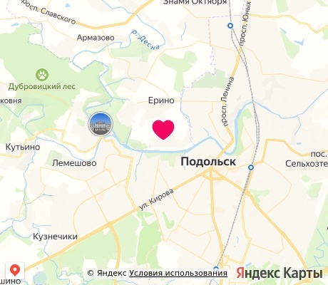 На карте