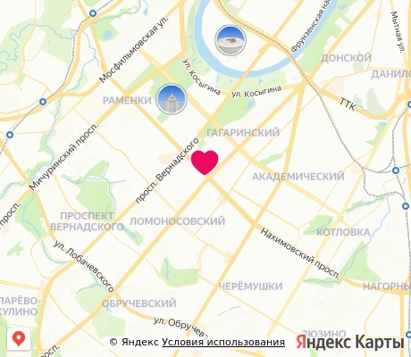 На карте