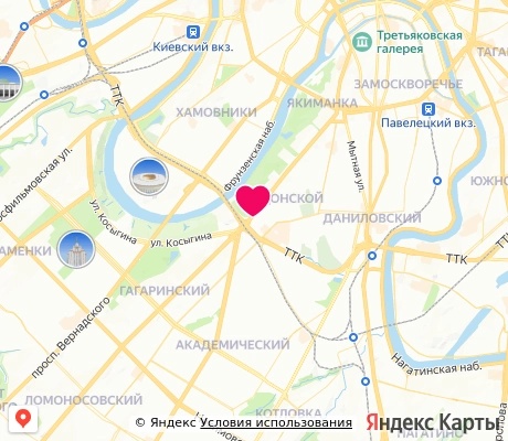 На карте