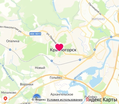 На карте