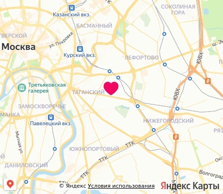 На карте