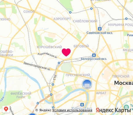 На карте