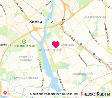 На карте