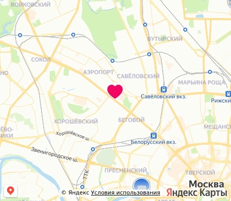 На карте