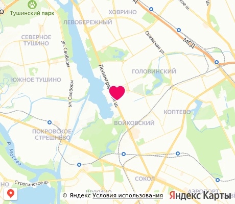На карте
