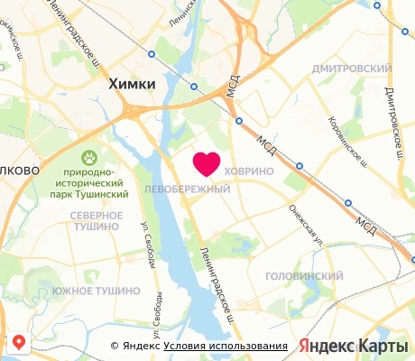 На карте