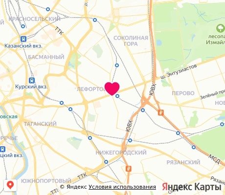 На карте