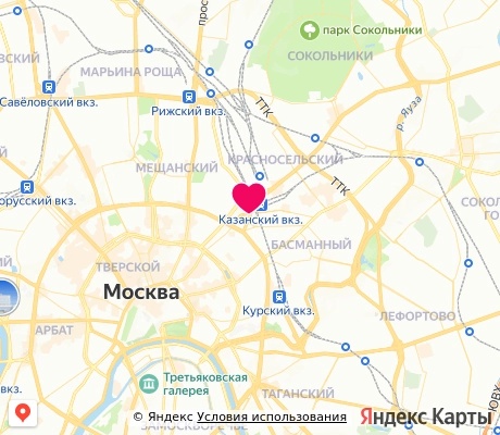 На карте