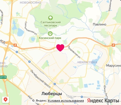 На карте