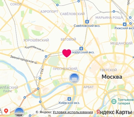 На карте