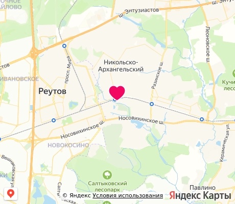 На карте