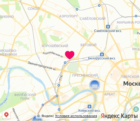 На карте