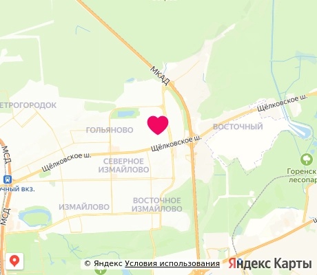 На карте