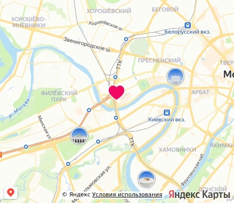На карте