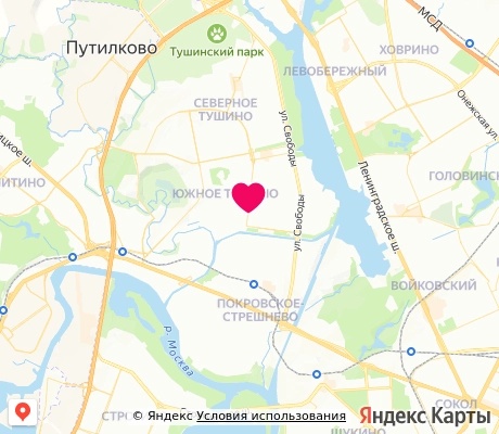 На карте