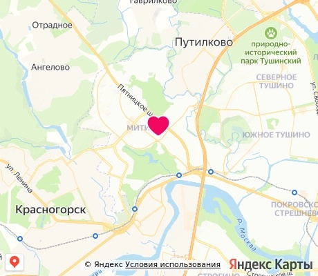 На карте