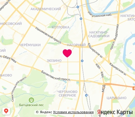 На карте