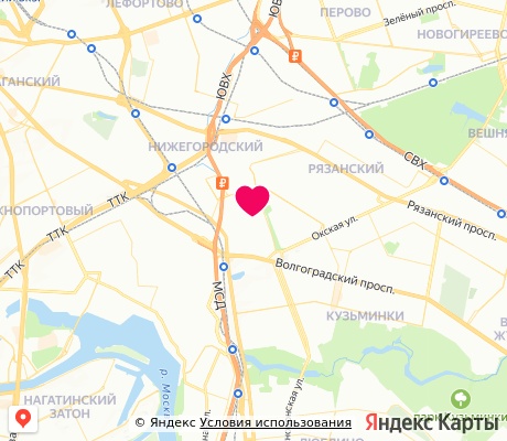 На карте