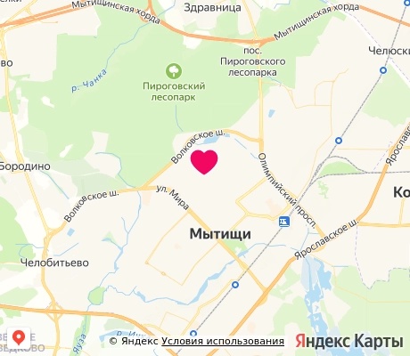 На карте