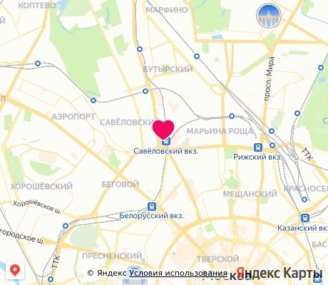 На карте