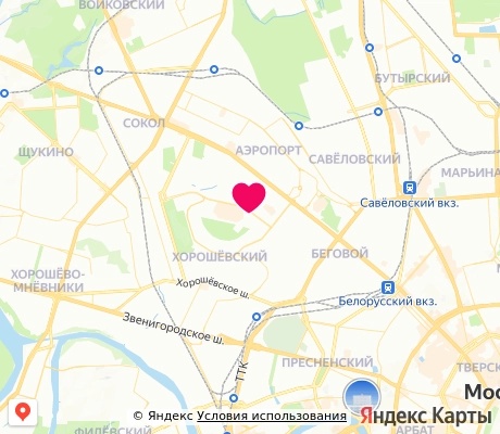 На карте