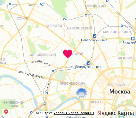 На карте
