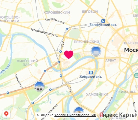 На карте