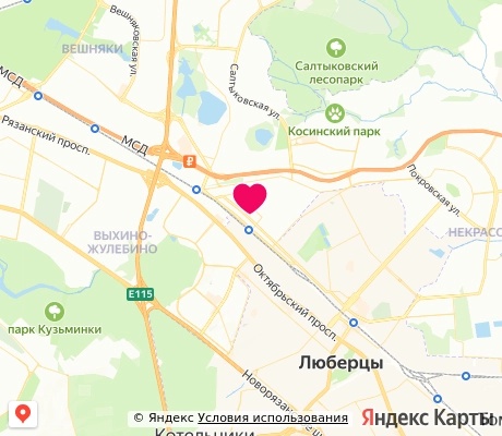 На карте