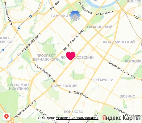 На карте