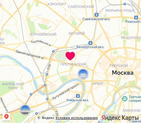 На карте