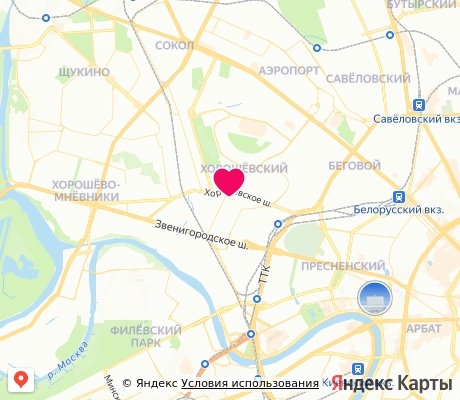 На карте