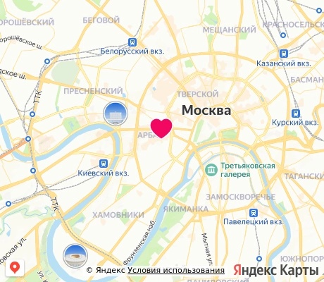 На карте