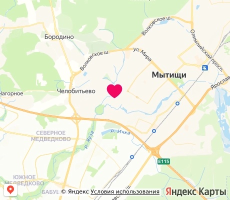На карте